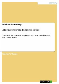 Attitudes toward Business Ethics - Sauerbrey, Michael