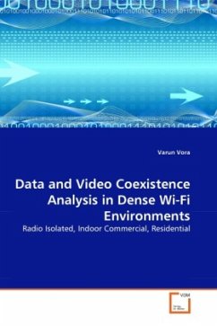 Data and Video Coexistence Analysis in Dense Wi-Fi Environments