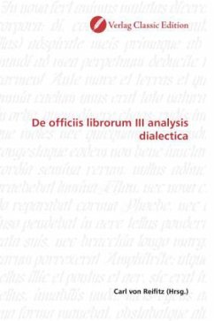 De officiis librorum III analysis dialectica