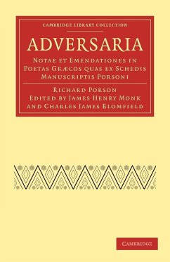 Adversaria - Porson, Richard