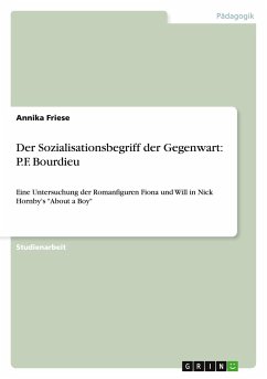 Der Sozialisationsbegriff der Gegenwart: P.F. Bourdieu