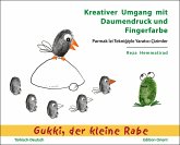 Kreativer Umgang mit Daumendruck und Fingerfarbe (Türkisch-Deutsch). Parmak Izi Teknigiyle Yaratici Cizimler