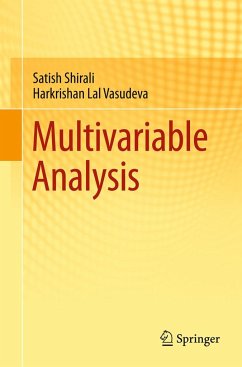 Multivariable Analysis - Shirali, Satish;Vasudeva, Harkrishan Lal