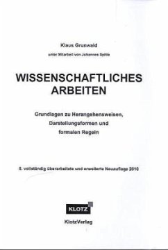 Cover Wissenschaftliches Arbeiten