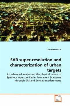 SAR super-resolution and characterization of urban targets