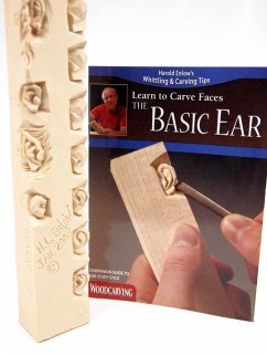 Basic Ear Study Stick Kit (Learn to Carve Faces with Harold Enlow): Learn to Carve the Basic Ear Booklet & Ear Study Stick - Enlow, Harold