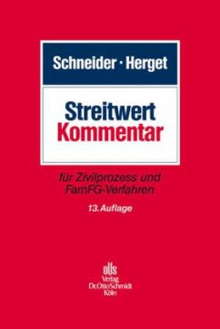 Streitwert-Kommentar - Schneider, Egon; Herget, Kurt