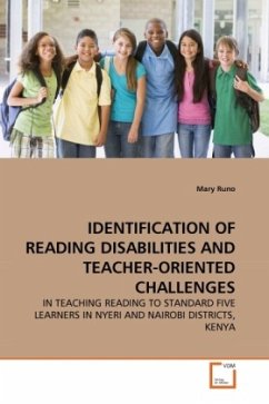 IDENTIFICATION OF READING DISABILITIES AND TEACHER-ORIENTED CHALLENGES - Runo, Mary