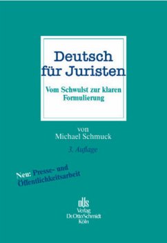 Deutsch für Juristen - Schmuck, Michael