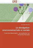 La Divulgation Environnementale Et Sociale