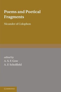 Poems and Poetical Fragments - Nicander of Colophon