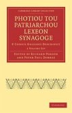 Photiou Tou Patriarchou Lexeon Synagoge 2 Volume Set