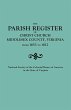 Parish Register of Christ Church,... - Bild 1
