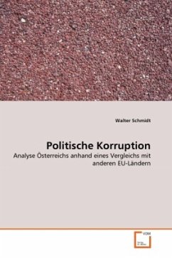 Politische Korruption - Schmidt, Walter