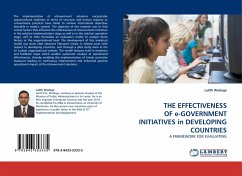 THE EFFECTIVENESS OF e-GOVERNMENT INITIATIVES in DEVELOPING COUNTRIES