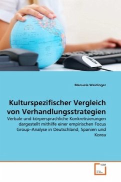 Kulturspezifischer Vergleich von Verhandlungsstrategien - Weidinger, Manuela