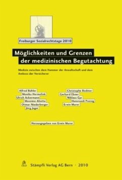 Cover Möglichkeiten und Grenzen der medizinischen Begutachtung (f. d. Schweiz)
