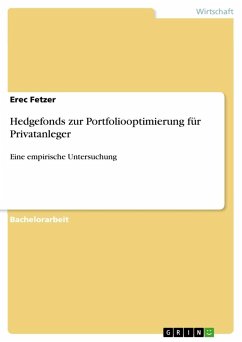 Hedgefonds zur Portfoliooptimierung für Privatanleger - Fetzer, Erec