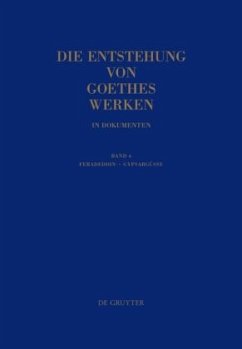 Cover Feradeddin - Gypsabgüsse / Die Entstehung von Goethes Werken in Dokumenten Band 6