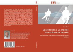 Contribution à un modèle interactionniste du sens - Beust, Pierre