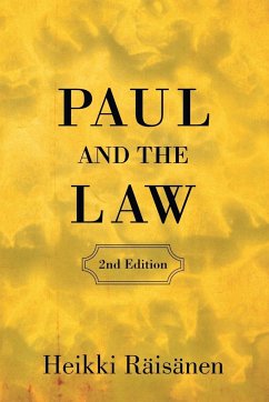 Paul and the Law (2nd Edition) - Räisänen, Heikki