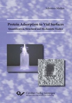 Protein Adsorption to Vial Surfaces - Quantification, Structural and Mechanistic Studies - Mathes, Johannes