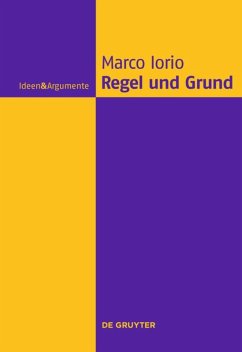 Regel und Grund - Iorio, Marco