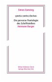 poeta contra doctus'. Die perverse Poetologie des Schriftstellers Hermann Burger. poeta contra doctus'. Die perverse Poetologie des Schriftstellers Hermann Burger.