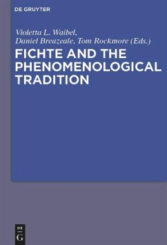 Fichte and the Phenomenological Tradition