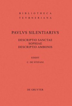 Descriptio Sanctae Sophiae. Descriptio Ambonis - Silentiarius, Paulus