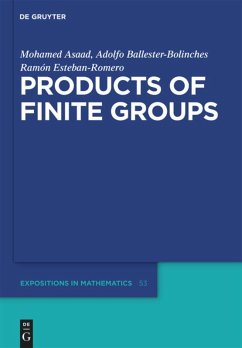 Products of Finite Groups - Ballester-Bolinches, Adolfo;Esteban-Romero, Ramon;Asaad, Mohamed