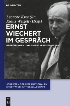 Cover Ernst Wiechert im Gespräch