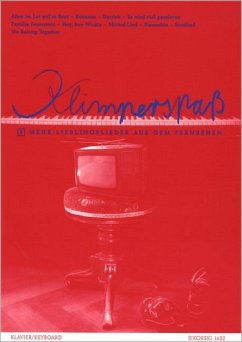 Cover Klimperspaß Band 2 für Klavier Mehr Lieblingslieder aus dem Fernsehen