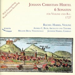 6 Sonaten Für Violine Und B.C. - Hertel,Johann Christian