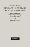 History of the Vulgate in England from Alcuin to Roger Bacon