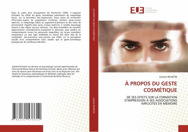 À PROPOS DU GESTE COSMÉTIQUE À PROPOS DU GESTE COSMÉTIQUE