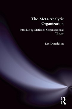 The Meta-Analytic Organization - Donaldson, Lex