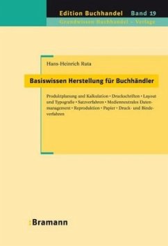 Cover Basiswissen Herstellung für Buchhändler
