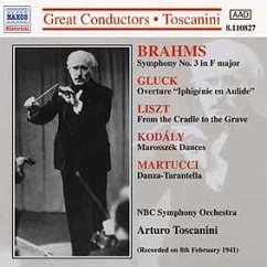 Brahms/Gluck/Liszt/Kodaly/Mart - Arturo Toscanini; Johannes Brahms; Gluck; Liszt; Kodaly; NBC Symphony Orchestra; Martucci