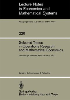 Selected Topics in Operations Research and Mathematical Economics