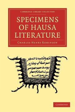 Specimens of Hausa Literature - Robinson, Charles Henry