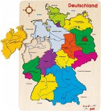 Goki 57860 - Einlegepuzzle Deutschland