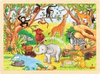 Goki 57892 - Einlegepuzzle Afrika