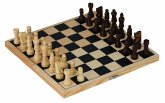 Goki HS040 - Schachspiel in Holzklappkassette