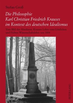 Die Philosophie Karl Christian Friedrich Krauses im Kontext des deutschen Idealismus - Groß, Stefan