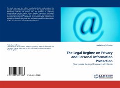 The Legal Regime on Privacy and Personal Information Protection