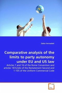 Comparative analysis of the limits to party autonomy under EU and US law