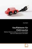 Kauffaktoren für Elektroautos