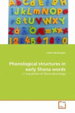 Phonological structures in early Shona words