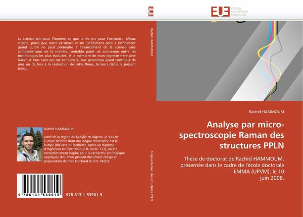 Analyse par micro-spectroscopie Raman des structures PPLN